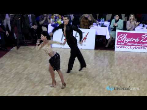 Jakub Drmota - Tereza Florova, Czech ballroom championship 2012, show - samba MČR STT