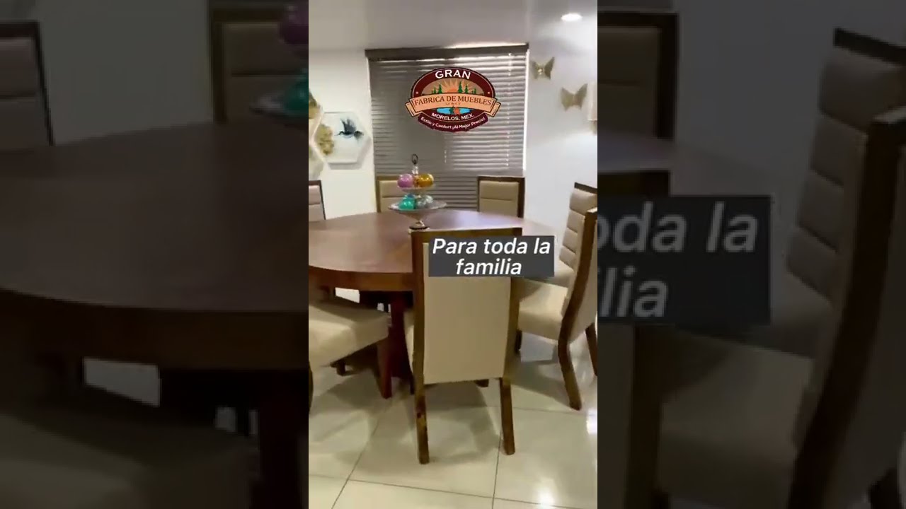 Comedor 8 Sillas Circular Diamante | Gran Fábrica de Muebles