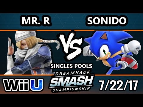 DHATL17 Smash 4 - BC | Mr. R (Sheik) Vs. Sonido (Sonic) - WiiU Singles Pools - Smash Wii U