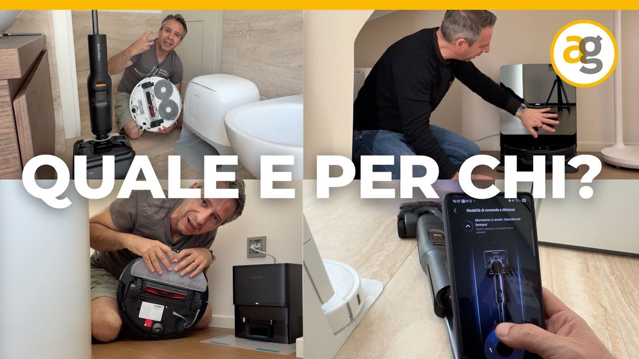 ROBOT o LAVAPAVIMENTI? 1000€ o 200€? Roborock i migliori robot per destinazione uso