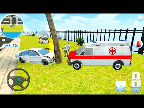 First Aid Rooftop VAN Trucks Driving #11 - Ambulance Driver Simulator - Android Gameplay
