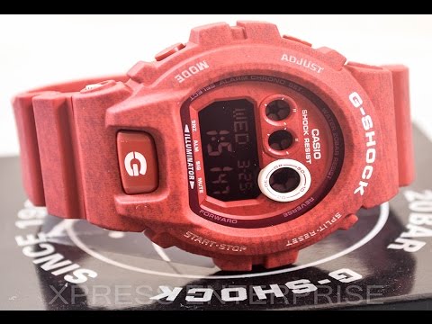 Casio GSHOCK HEATHERED Series GDX6900HT-4 | How To Set Time | LIGHT DISPLAY