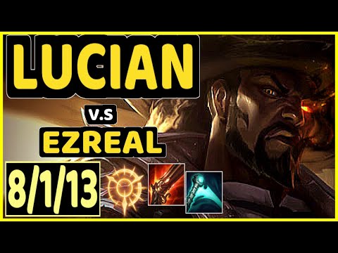 GREVTHAR (LUCIAN) vs EZREAL - 8/1/13 KDA BOTTOM ADC CHALLENGER GAMEPLAY - BR
