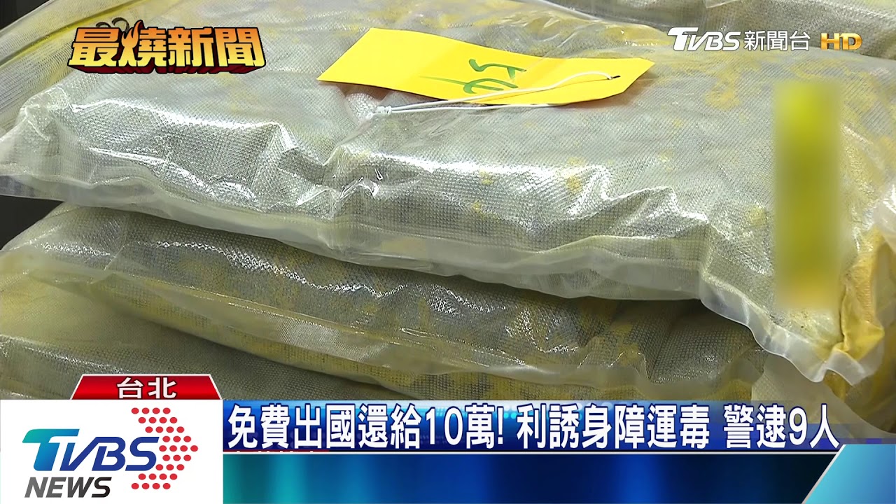 找身障跟女伴遊 跨國運3億海洛因跟大麻