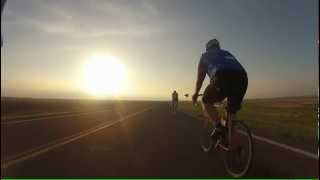 preview picture of video 'Beginning of Biking Across Kansas 2012'