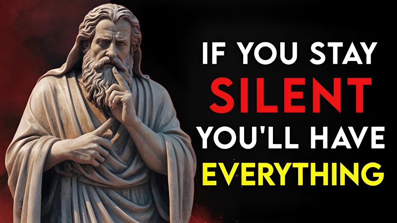 7 Strategies to BE QUIET and Act Like You Have Nothing To Lose (With Stoic Wisdom) | STOICISM