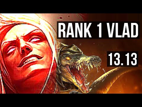 VLADIMIR vs RENEKTON (TOP) | Rank 1 Vlad, Rank 4, 69% winrate, 6/1/5 | TR Challenger | 13.13