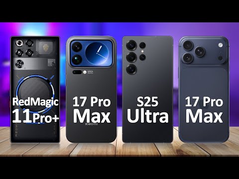 RedMagic 11 Pro Plus VS Xiaomi 17 Pro Max VS Samsung S25 Ultra VS iPhone 17 Pro Max