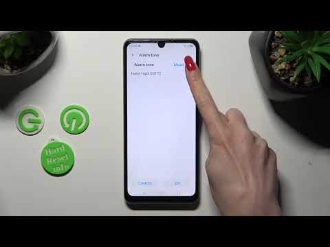 How to Set an Alarm Clock on ZTE Blade A72S - Enabling the Alarm/Reminder