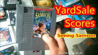 YARD SALE SCORES- SEEING SAMSON (but is it real?)