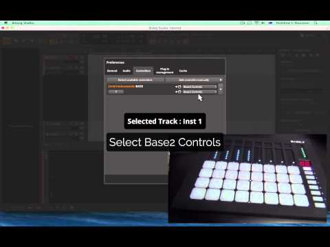 Setting up the Livid Base for Bitwig