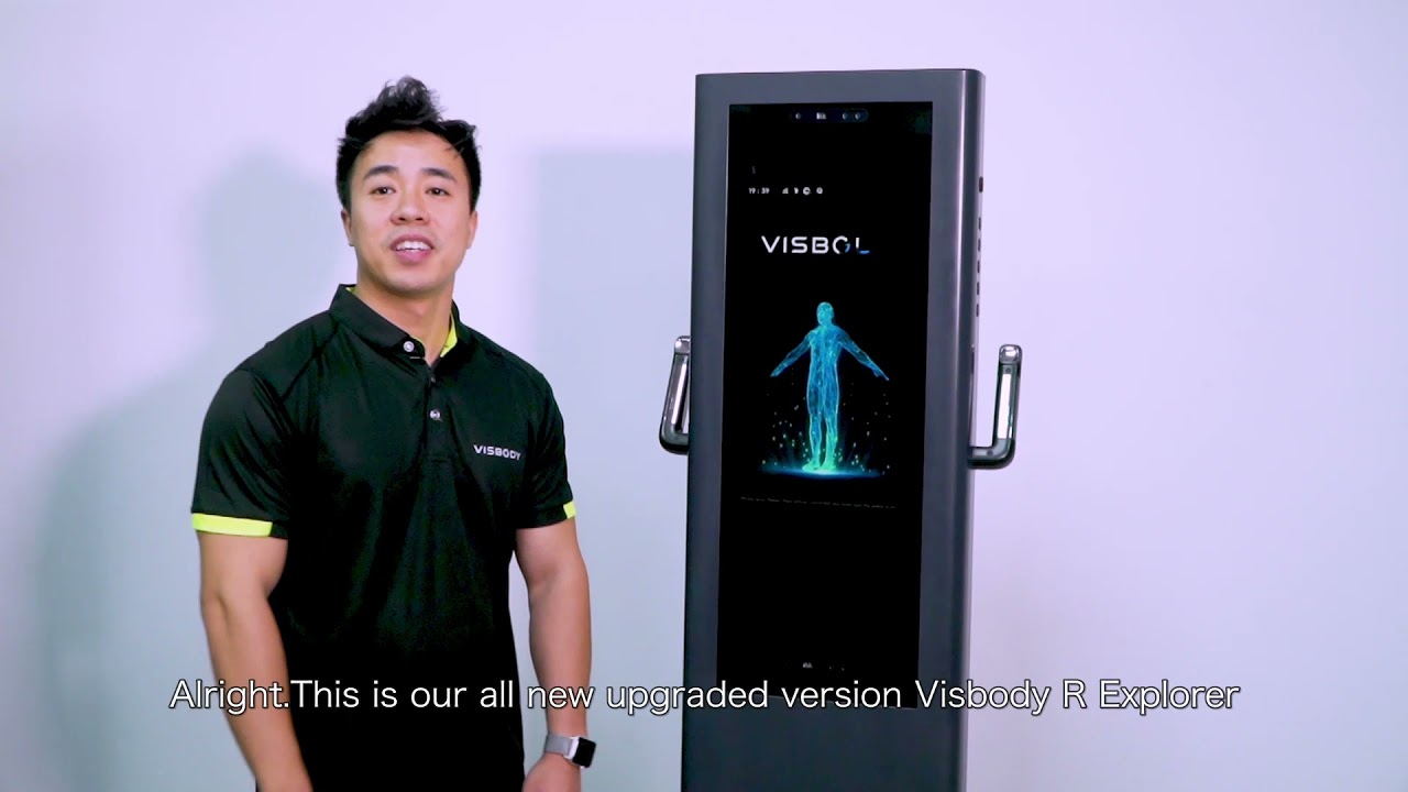 Visbody R Explorer 3D body and posture analzyer machine operation video