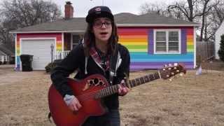 Trans* artist RYAN CASSATA performs &quot;HANDS OF HATE&quot; at the EQUALITY HOUSE
