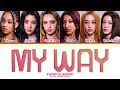 KATSEYE My Way Lyrics Color Coded Lyrics