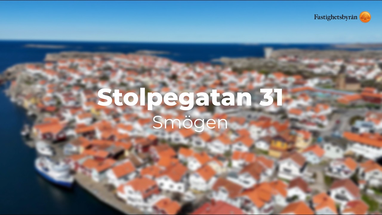 5 rum Villa på Stolpegatan 31 Smögen Sotenäs kommun - video