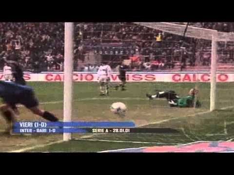 Serie A 2000-2001, day 16 Inter - Bari 1-0 (Vieri)