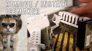 How to fix Kitchenaid Refrigerator: replace bad icemaker bottom freezer