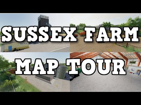 SUSSEX FARM MAP TOUR | NEW MAP BY ALIENJIM  | Farming Simulator 19
