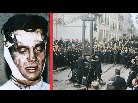 Part of a video titled The Dark Reason The Guillotine Had A Slanted Blade - YouTube