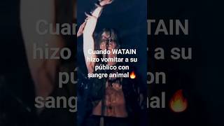 Cuando WATAIN hizo vomitar a su público en un concierto #watain #blackmetal