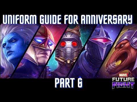 Uniform Guide For Anniversary | By Visting Accounts Part 6 | Marvel Future Fight 7thYear Anniversary