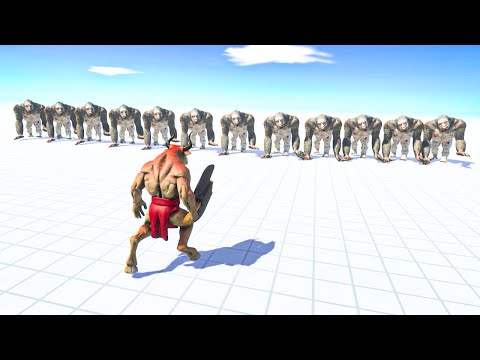 12X GORO vs FANTASY + INFERNALS - Animal Revolt Battle Simulator