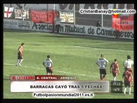 Barrcas Central 1 Deportivo Armenio 3 Primera B Metro 2010 11 Los goles