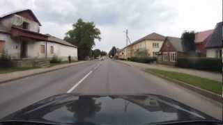 preview picture of video 'Lithuania, Nemenčinė - Highway (Plentas) 102 - Meškerinė, 38 km, 8 Jul 2011'