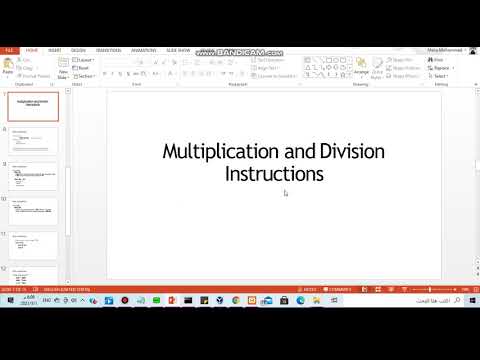 Arithmatic operations in assembly language - mul,div