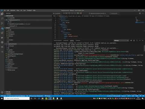 FR ASP NET Core 3.1 WebAPI HTTPS Visual Code Docker Kubernetes Skaffold Part 4