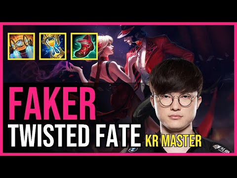 Faker - TWISTED FATE vs. LUCIAN Mid | KR Master