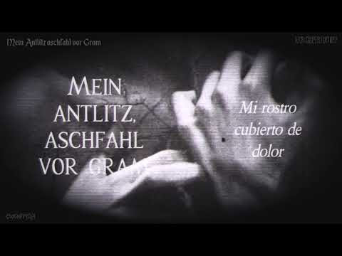NACHTBLUT - Mein Antlitz aschfahl vor Gram (Lyrics / sub. Español)