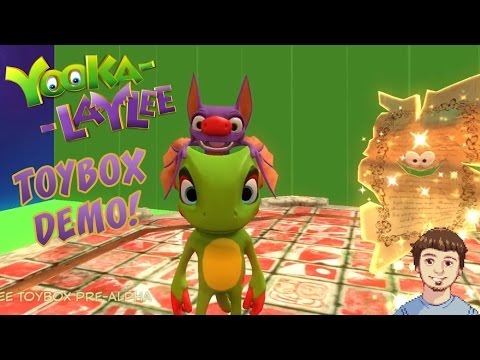 Yooka-Laylee Gameplay - Toybox Demo Pre-Alpha - 100 Quills Collected + Secret Revealed!