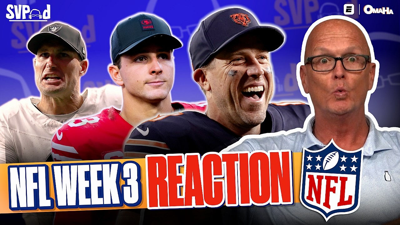 Raiders' HOT START, Bears’ UNFORGETTABLE night + 49ers, Jaguars have HIGH CEILINGS | SVPod