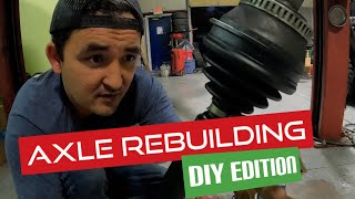 How to Rebuild a B5 S4 Front Half / CV shaft. | Vlogmas 15 |