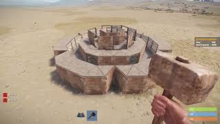 Rust Hellfire Fortress Base Design Step by Step