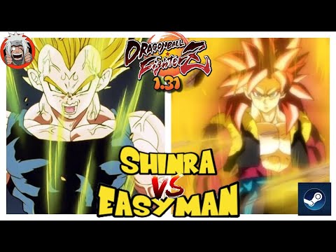 DBFZ Easyman vs Shinra (GokuSSJ, Gohan, VegetaSSJ) Vs (GogetaSS4, Gohan, Vegetto)