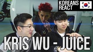 KRIS WU - JUICE M/V Korean Reaction (EX-EXO MEMBER?!)