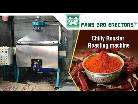 Dry Chilly Roasting Machine
