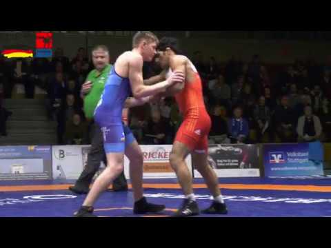 RINGEN BUNDESLIGA: ASV Schorndorf - SV Hallbergmoos 66 GR - Abdolmohammad Papi vs. Yannick Ketterer