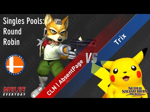 House of Paign 18 - CLN | AbsentPage (Fox) vs. Trix (Pikachu) - SSBM - Singles Pools
