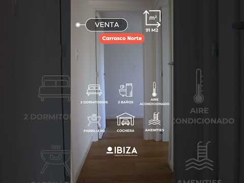Venta Apartamento 2 Dormitorios con parrillero y cochera Carrasco Norte