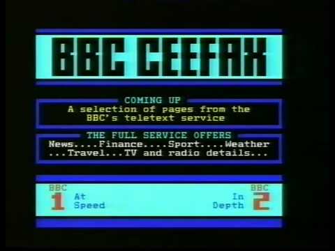 BBC1 startup 16 Nov 1992 / Ceefax / Test card