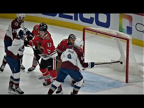 Alex Newhook Makes It 2-0 Avalanche On This Sweet Backhander To The Top Shelf