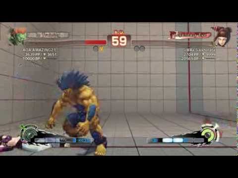 AOA AMAZING21 (BLANKA) VS xWAx Saixhinata (JURI) SSFV AE 2013 TEAM BATTLE MATCH UP