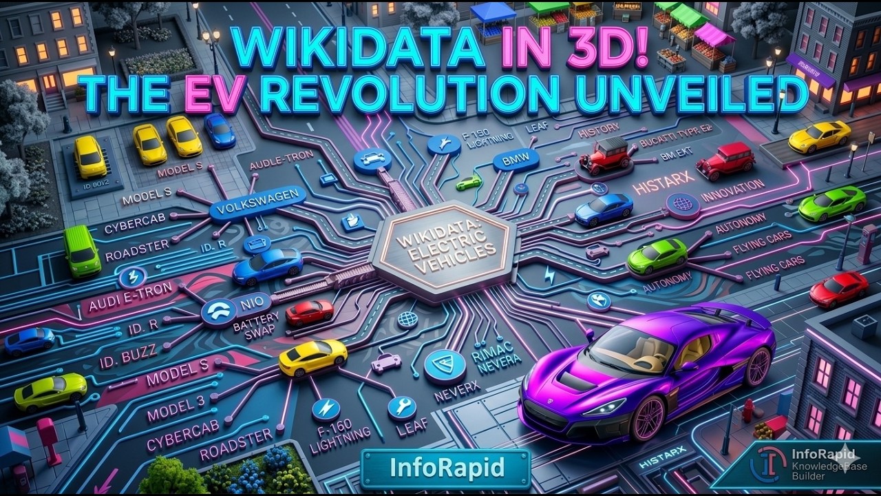 Visualizing WikiData: 3D Electric Vehicle Presentation via InfoRapid KnowledgeBase Builder