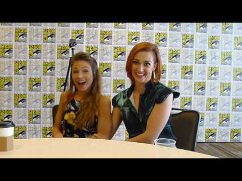 Dominique Provost-Chalkley and Katherine Barrell for Wynonna Earp at SDCC 2017