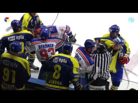 Highlights HC ZUBR Přerov - HC Stadion Litoměřice 5:7 (3:0, 1:5, 1:2)