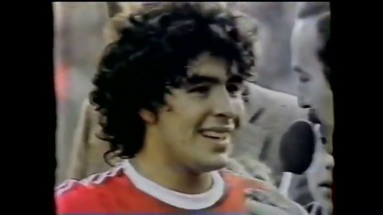 GATTI le dijo GORDITO A MARADONA, y DIEGO le hizo 4 GOLES - Argentinos Jrs 5-3 Boca 1980.