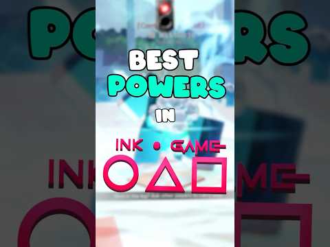 Best POWERS In INK GAME Roblox... ⚡ #inkgame #roblox #teirlist